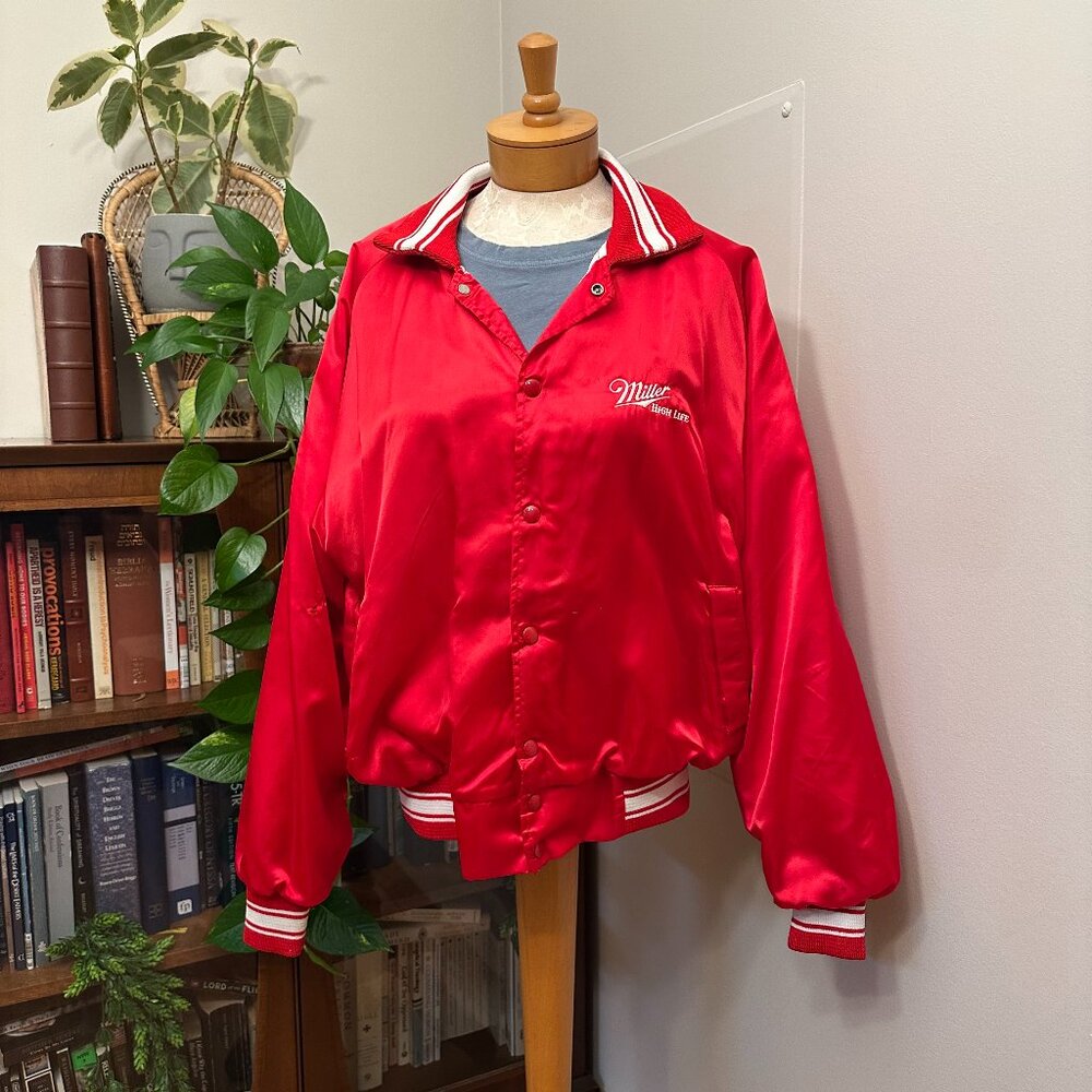 Miller High Life Embroidered Bomber Jacket